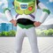 Boy's Buzz Lightyear Costume Toy Story Deluxe Bodysuit Hood and Shin Guards Outfit
